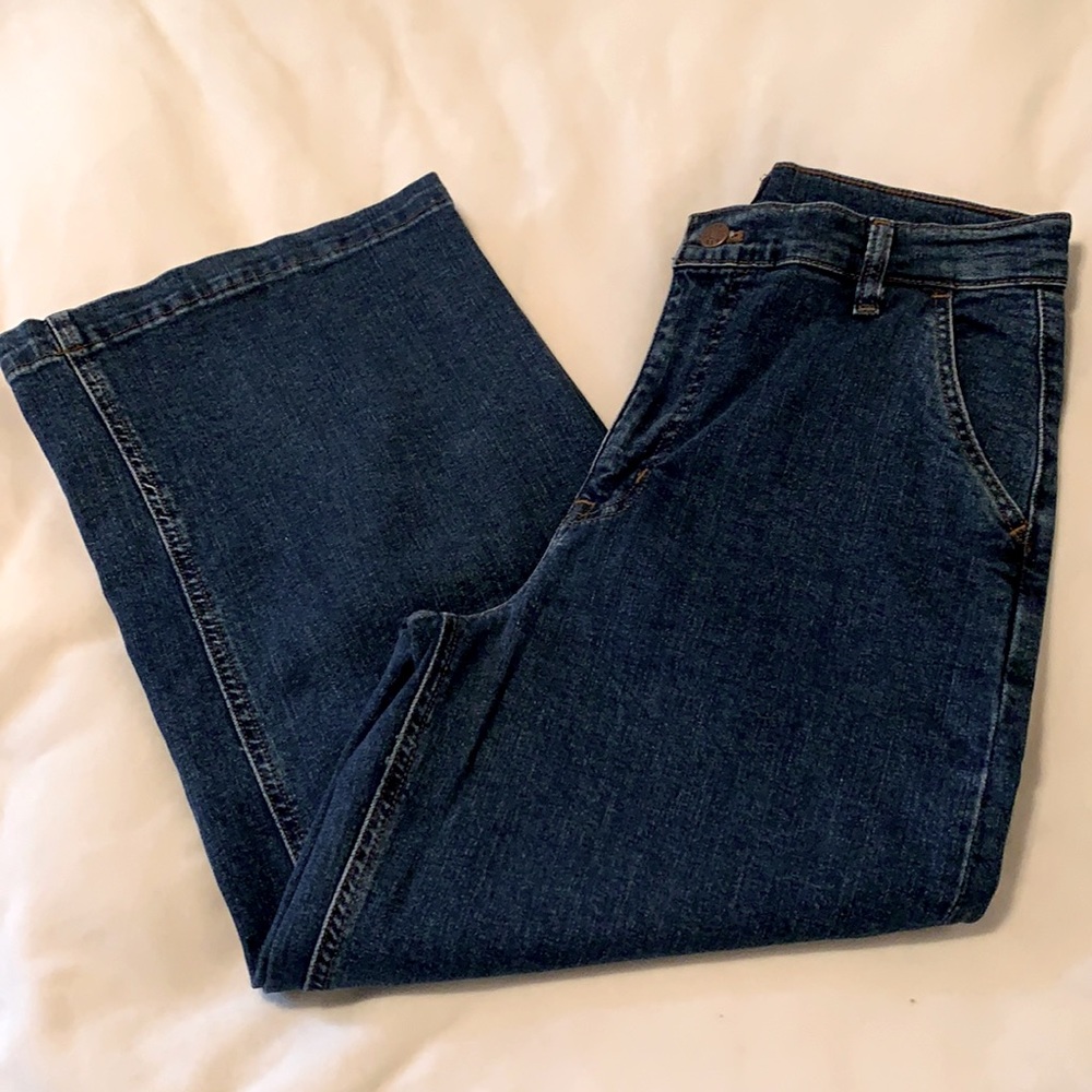 J. Crew Wide Leg Crop Jean